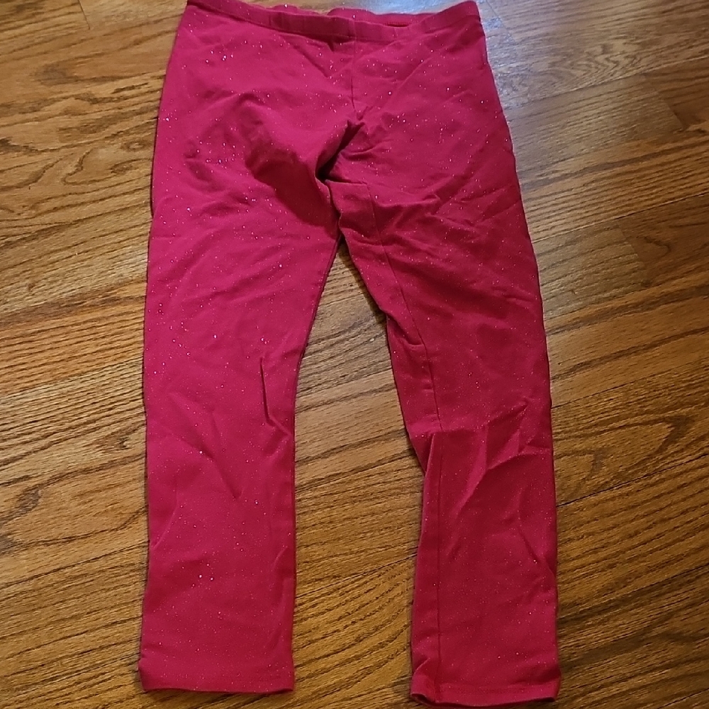 Sparkle Red Leggings
